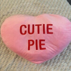Sweethearts Pink Heart Pillow